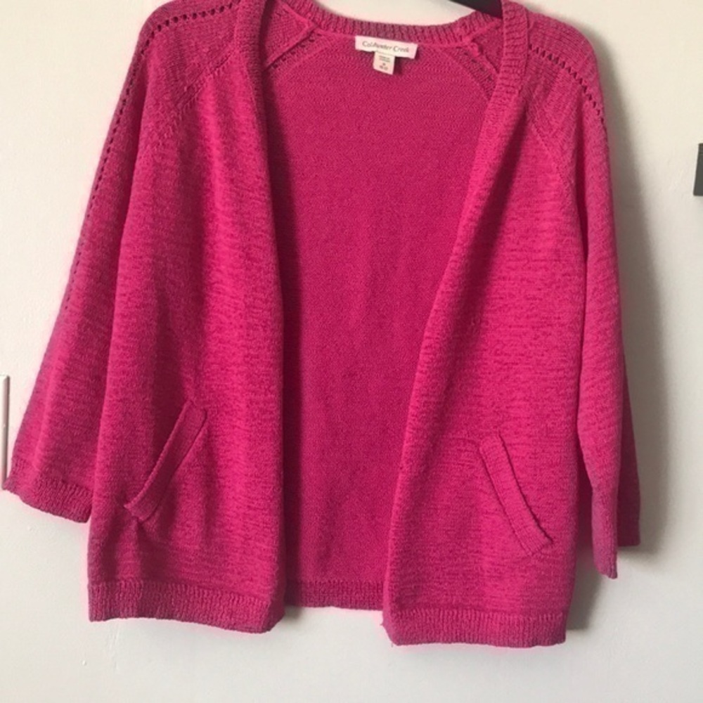 Cold water Creek pink sweater Size Medium 10/12